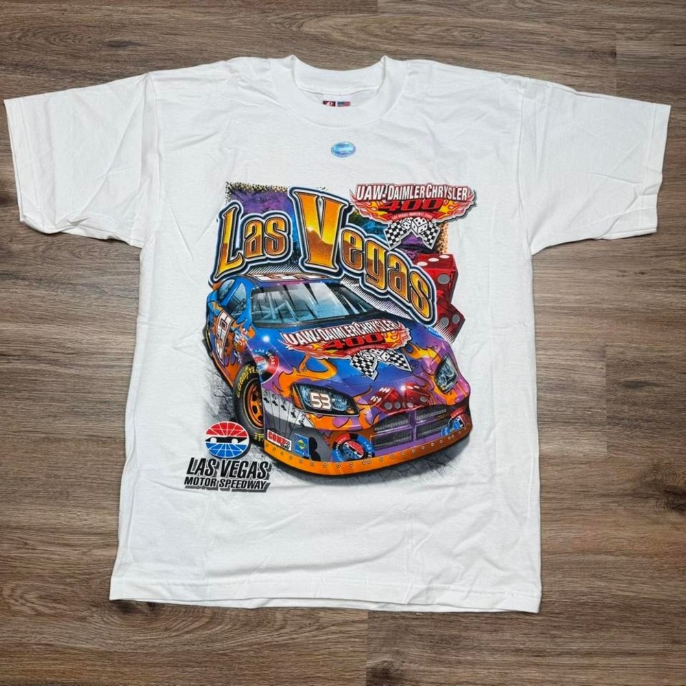 vintage 2000s big print brand new nascar racing tee
